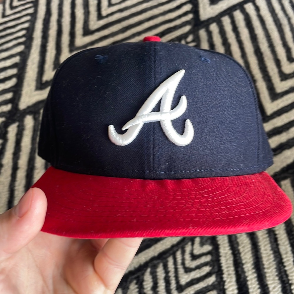 Atlanta Braves new era fitted size 7 1/8